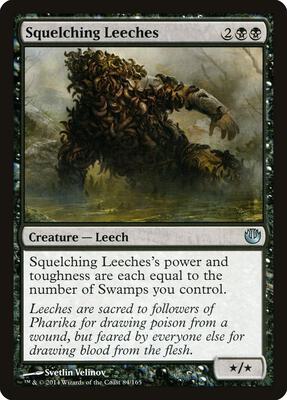 Squelching Leeches card from Journey Into Nyx