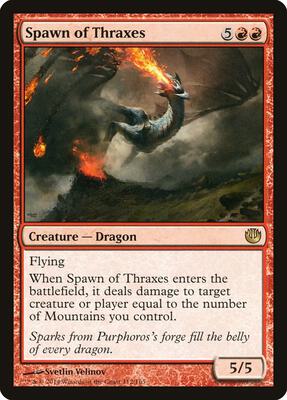 Spawn of Thraxes card from Journey Into Nyx