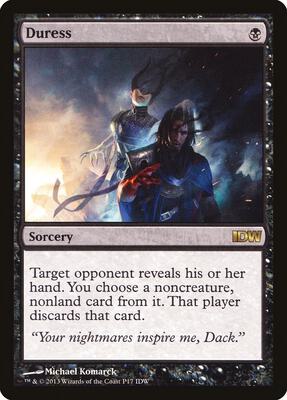 Duress (IDW Comics 2014) card from Media Promos