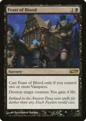 Feast of Blood (IDW Comics 2012) card from Media Promos