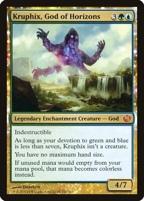 Kruphix, God of Horizons card from Journey Into Nyx