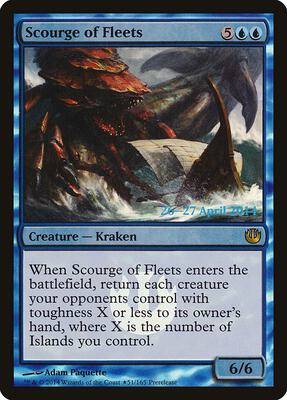 Scourge of Fleets card from Prerelease Cards