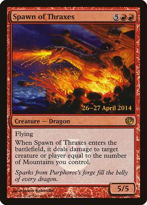 Spawn of Thraxes card from Prerelease Cards