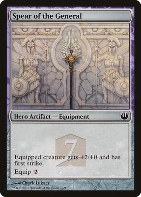 Spear of the General card from Hero's Path Promos