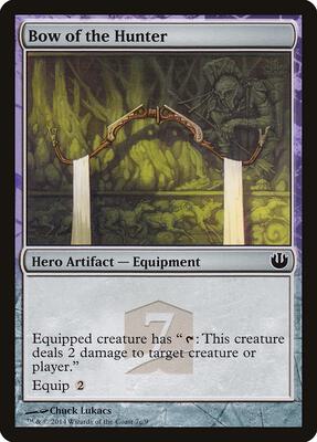 Bow of the Hunter card from Hero's Path Promos