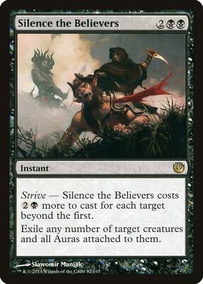Silence the Believers card from Journey Into Nyx