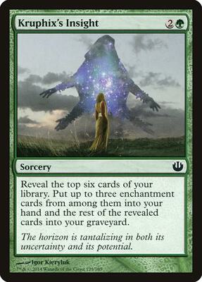 Kruphix's Insight card from Journey Into Nyx