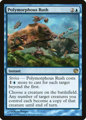 Polymorphous Rush card from Journey Into Nyx