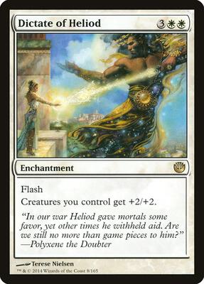 Dictate of Heliod card from Journey Into Nyx