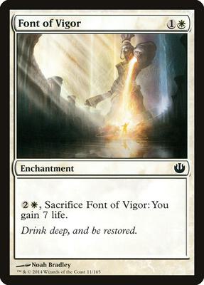 Font of Vigor card from Journey Into Nyx