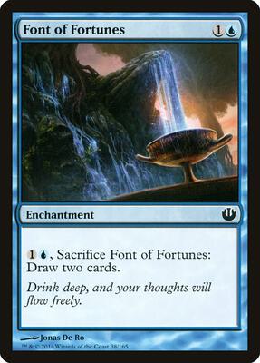 Font of Fortunes card from Journey Into Nyx