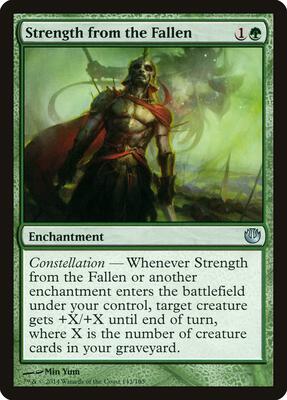 Strength from the Fallen card from Journey Into Nyx