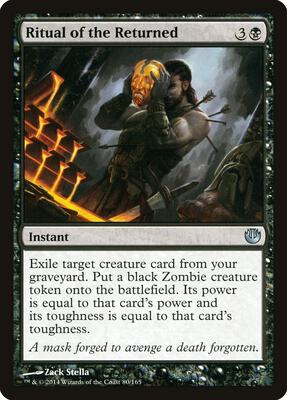Ritual of the Returned card from Journey Into Nyx