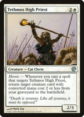Tethmos High Priest card from Journey Into Nyx