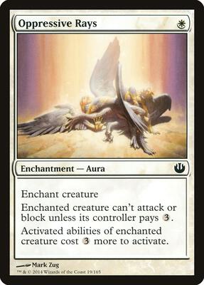 Oppressive Rays card from Journey Into Nyx