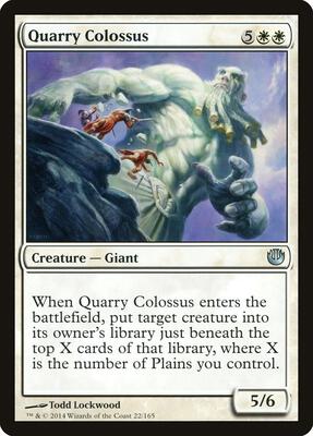 Quarry Colossus card from Journey Into Nyx