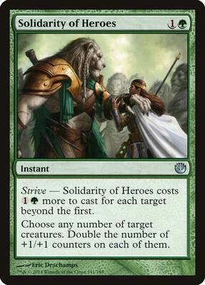 Solidarity of Heroes card from Journey Into Nyx