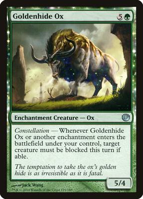 Goldenhide Ox card from Journey Into Nyx