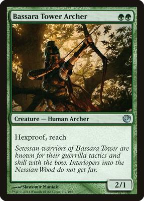 Bassara Tower Archer card from Journey Into Nyx