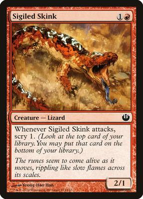 Sigiled Skink card from Journey Into Nyx