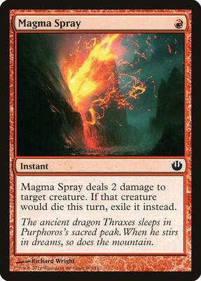 Magma Spray card from Journey Into Nyx