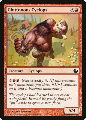Gluttonous Cyclops card from Journey Into Nyx