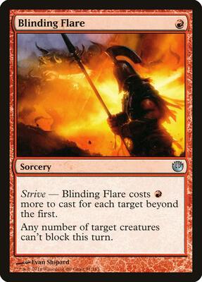 Blinding Flare card from Journey Into Nyx