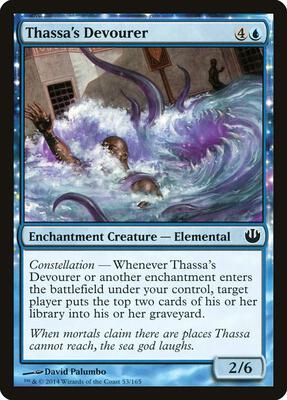 Thassa's Devourer card from Journey Into Nyx