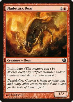 Bladetusk Boar card from Journey Into Nyx