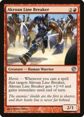 Akroan Line Breaker card from Journey Into Nyx