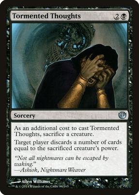 Tormented Thoughts card from Journey Into Nyx