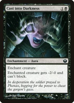 Cast into Darkness card from Journey Into Nyx