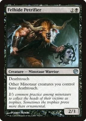 Felhide Petrifier card from Journey Into Nyx