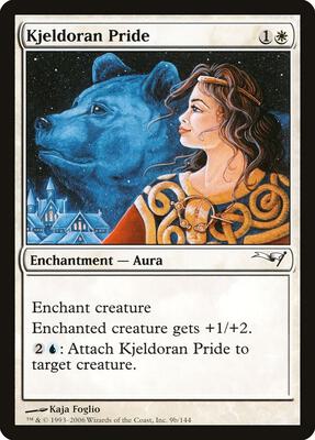 Kjeldoran Pride card from Coldsnap Theme Deck Reprints