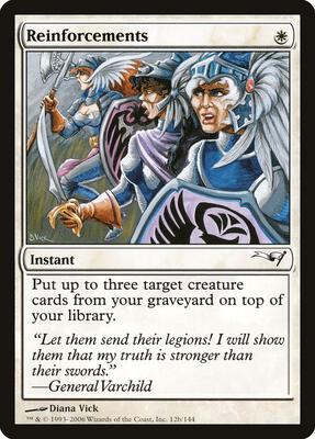 Reinforcements (Version 2) card from Coldsnap Theme Deck Reprints