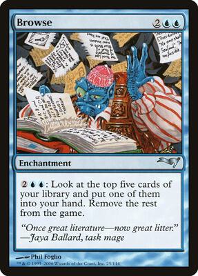 Browse card from Coldsnap Theme Deck Reprints
