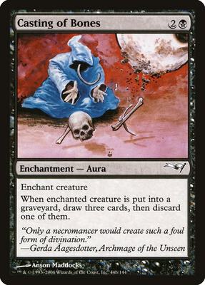 Casting of Bones card from Coldsnap Theme Deck Reprints