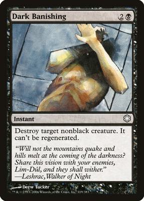 Dark Banishing card from Coldsnap Theme Deck Reprints