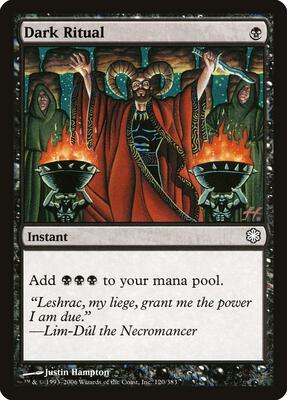 Dark Ritual card from Coldsnap Theme Deck Reprints