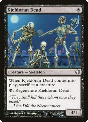 Kjeldoran Dead card from Coldsnap Theme Deck Reprints