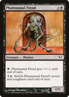 Phantasmal Fiend card from Coldsnap Theme Deck Reprints