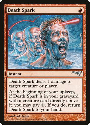 Death Spark card from Coldsnap Theme Deck Reprints