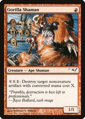 Gorilla Shaman card from Coldsnap Theme Deck Reprints