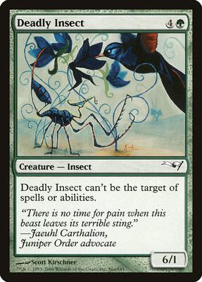 Deadly Insect card from Coldsnap Theme Deck Reprints