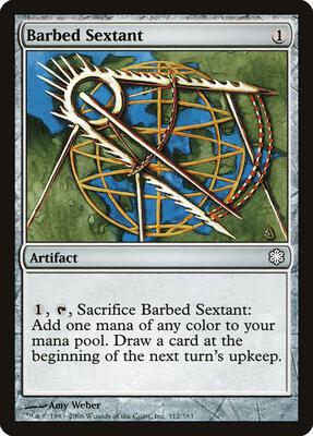 Barbed Sextant card from Coldsnap Theme Deck Reprints