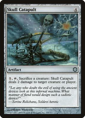 Skull Catapult card from Coldsnap Theme Deck Reprints