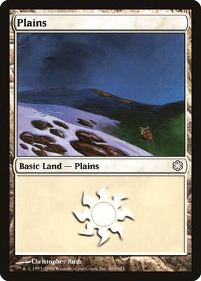 Plains (369) card from Coldsnap Theme Deck Reprints