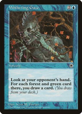 Withering Gaze card from Portal