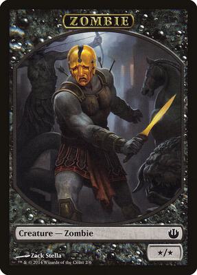 Zombie Token card from Journey Into Nyx