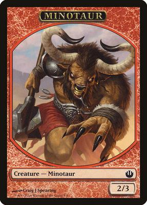 Minotaur Token card from Journey Into Nyx